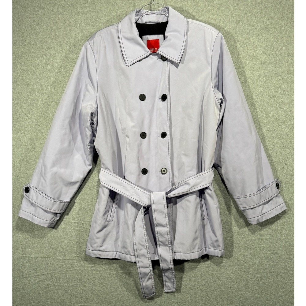 Esprit Trench Coat Double Breasted Belted Outerwear Jacket XL XXL